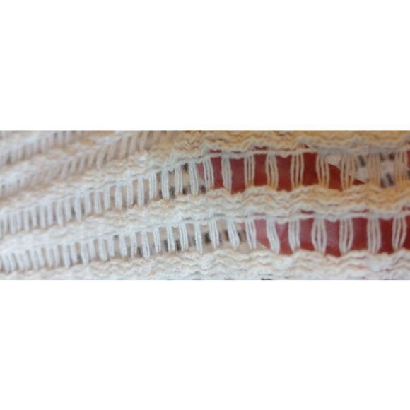 Mesh See Through Long Sleeve Top with Hood , Tassel Drawstring Waist - Picture 8 of 8